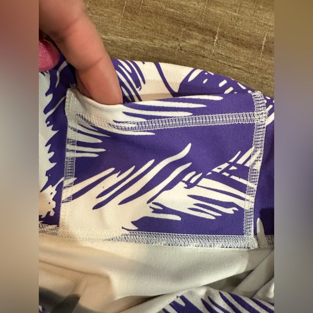 Fabletics High Waisted Printed Pureluxe Paradiso … - image 5